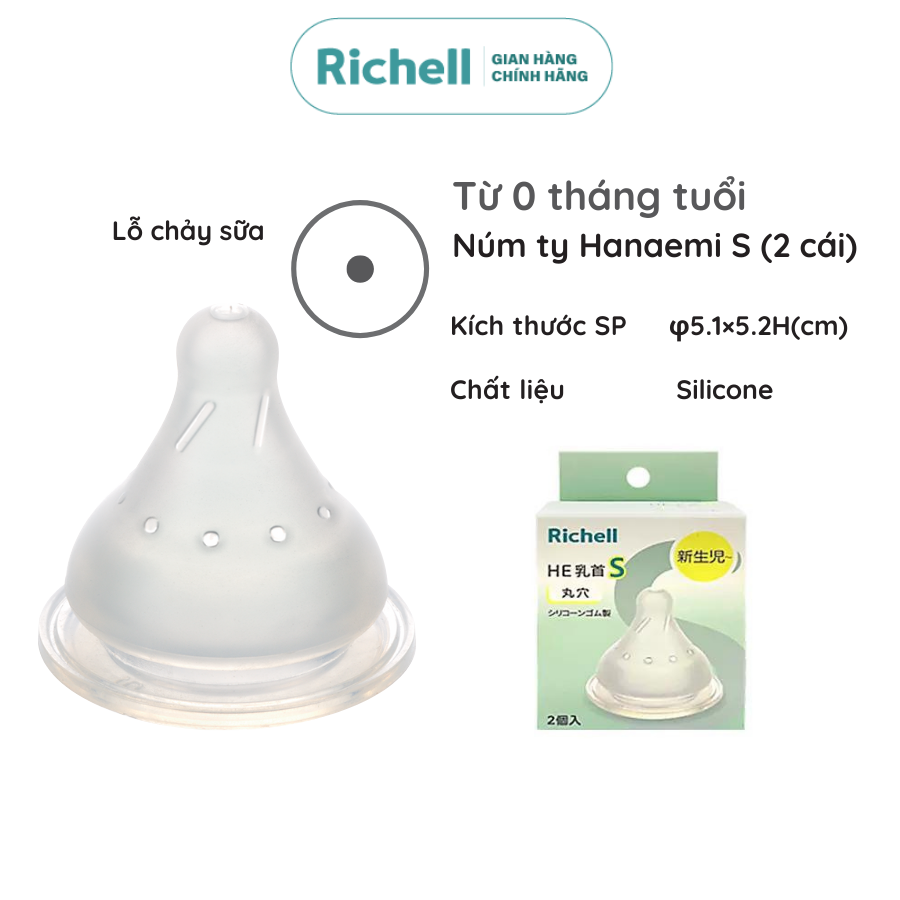 Bình sữa RICHELL Hanaemi Nhật Bản PPSU và Thủy tinh | Baby