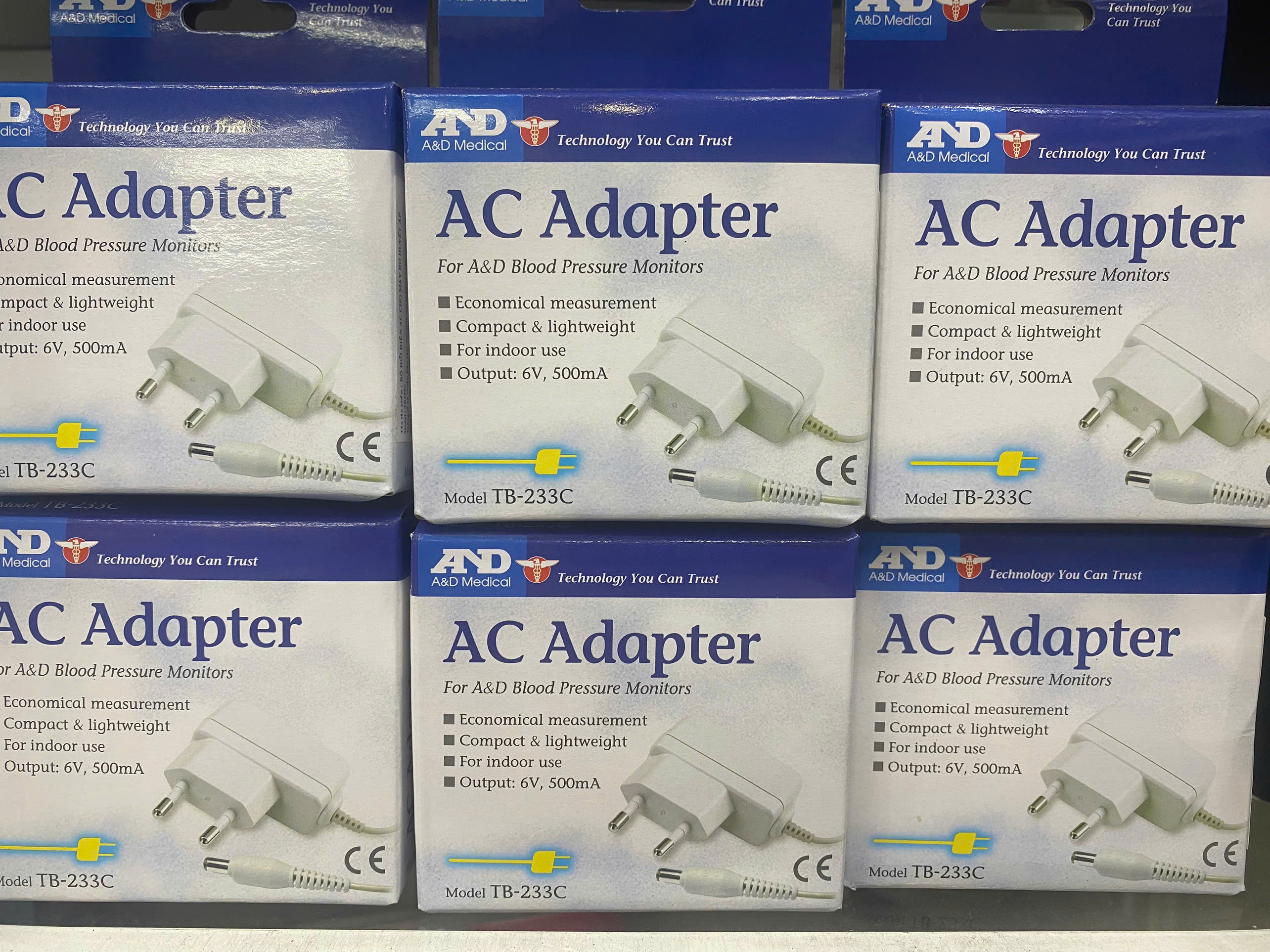 Bộ đổi điện AC cho máy đo huyết áp AND TB233C-EC