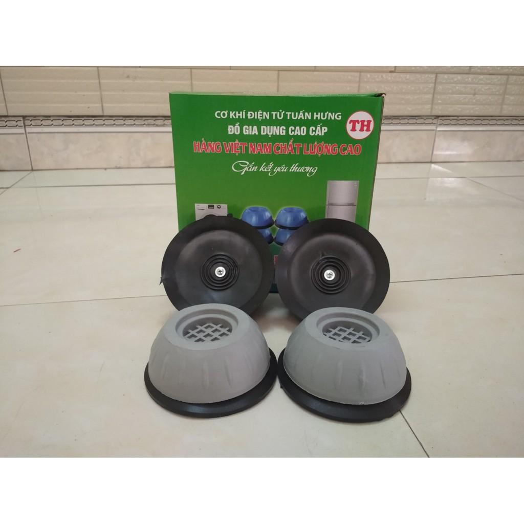 Sp152 Set 4 Đế Cao Su Chống Rung, Chống Xê Dịch Và Bảo Vệ Tuổi Thọ Máy Giặt - Mẫu mới 2021