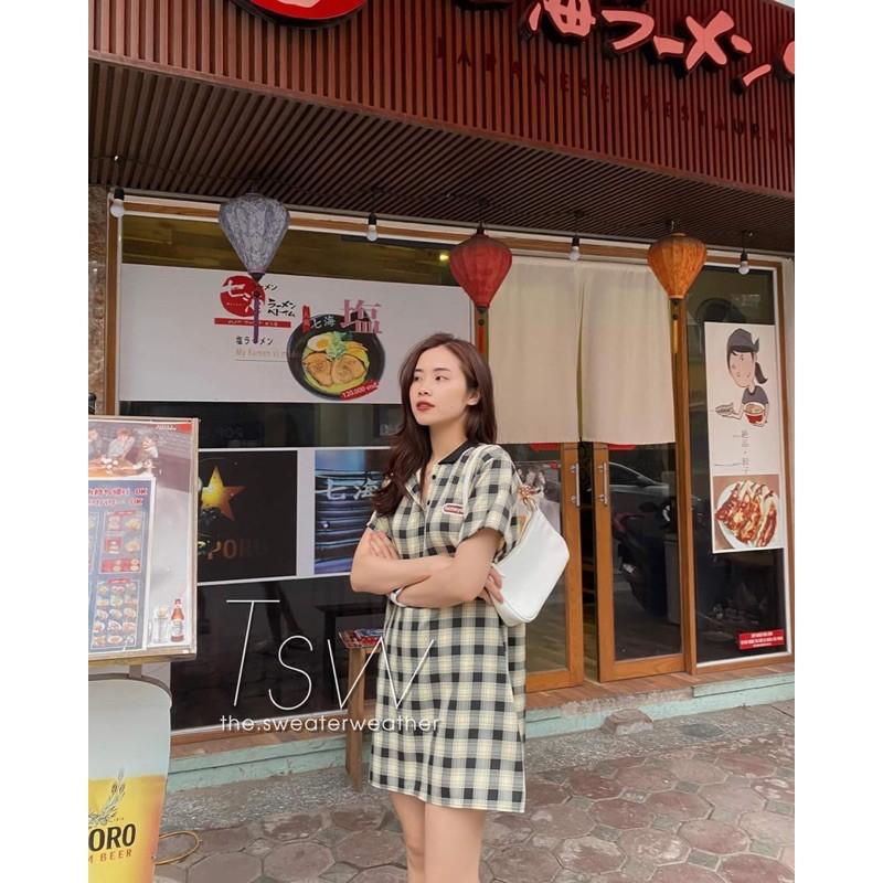 Váy kẻ quảng châu