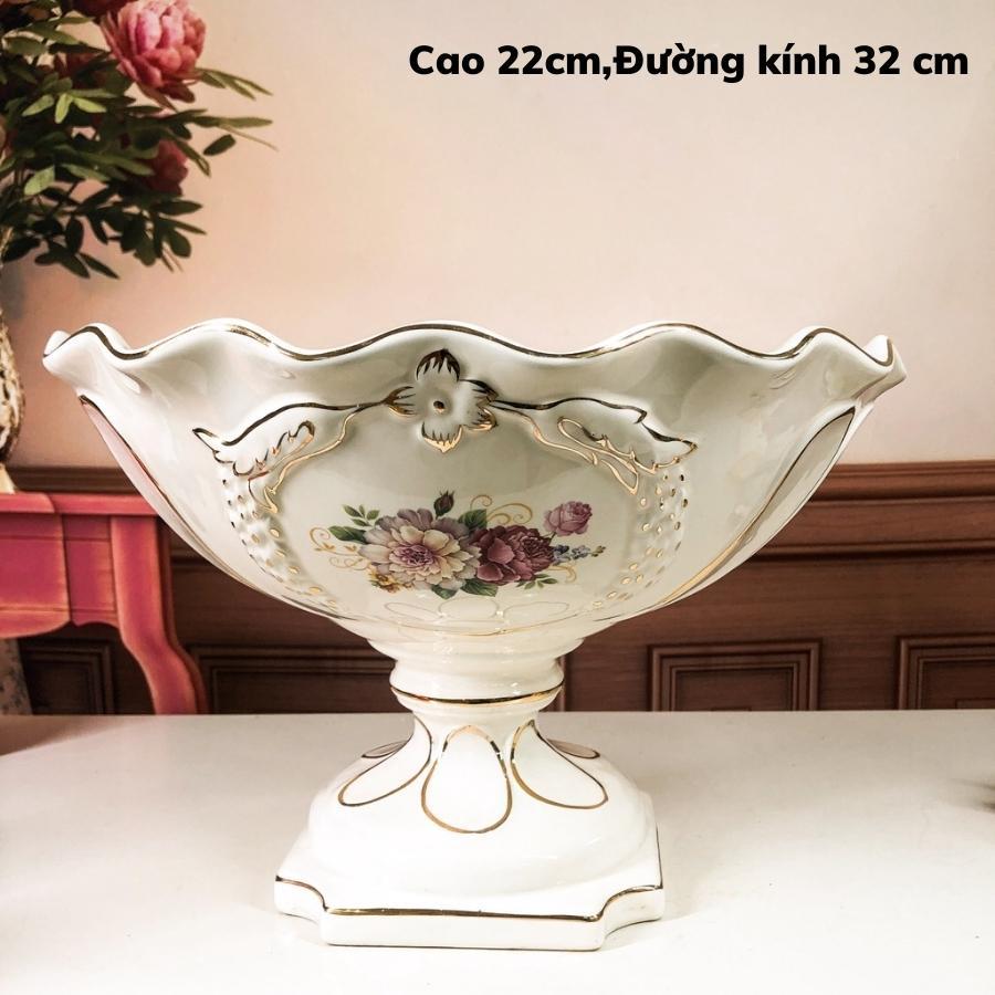Đĩa quả Tân Cổ Điển Tối Giản Sang Trọng Cbsale-DQ16