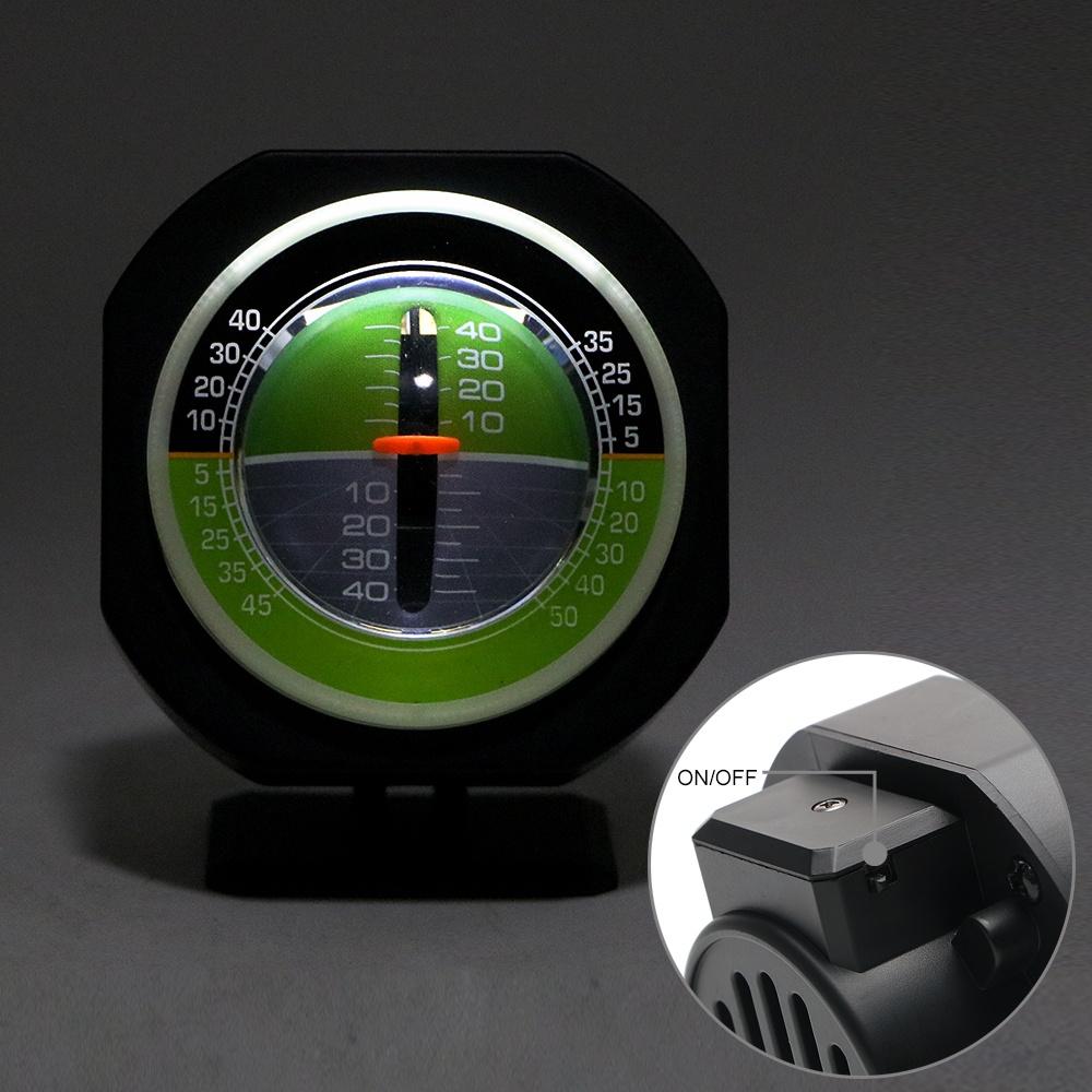Đồng hồ đo độ dốc độ chính xác cao có đèn LED cho xe hơi