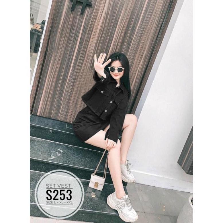 bigsize 60-90KG vmart Set vest S253 hàng Quảng Châu cao cấp chiết eo giấu bụng