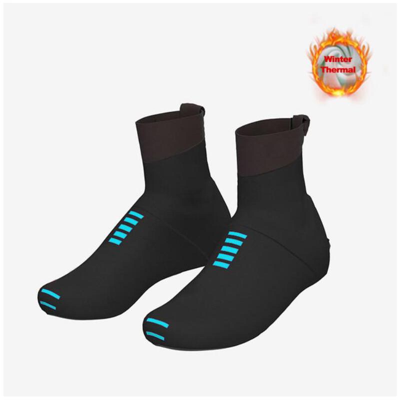 Mới mùa đông ấm áp Lông cừu Giày xe đạp che phủ thể thao dành cho nam Color: Shoe cover 8 Size: S