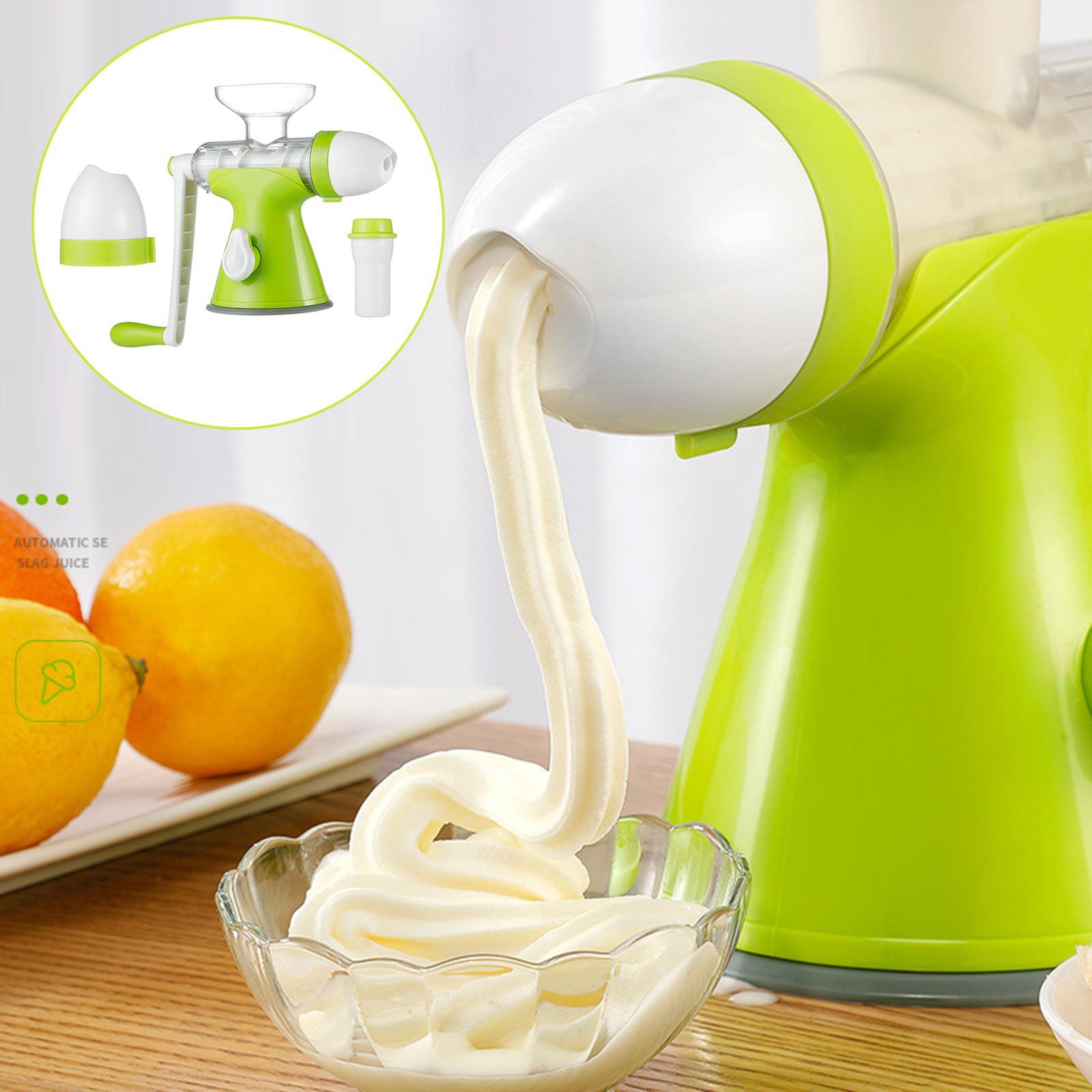 Manual Juicer Hand Cranked Juice Extractor Portable Easy to Clean Stable Multifunctional Cold Press Grinding Juicer Machine
