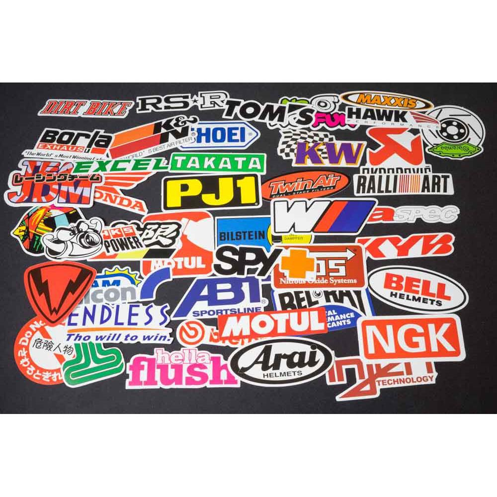 Bộ 10 20 50 sticker dán xe máy  stickers cao cấp trang trí Vali Laptop Mũ Bảo Hiểm Xe Máy Xe Đạp Đàn