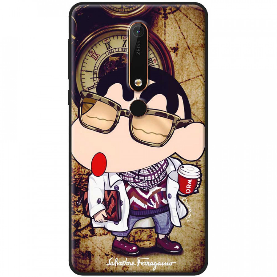 Ốp lưng  dành cho Nokia 6.1 mẫu Shin mắt kiếng