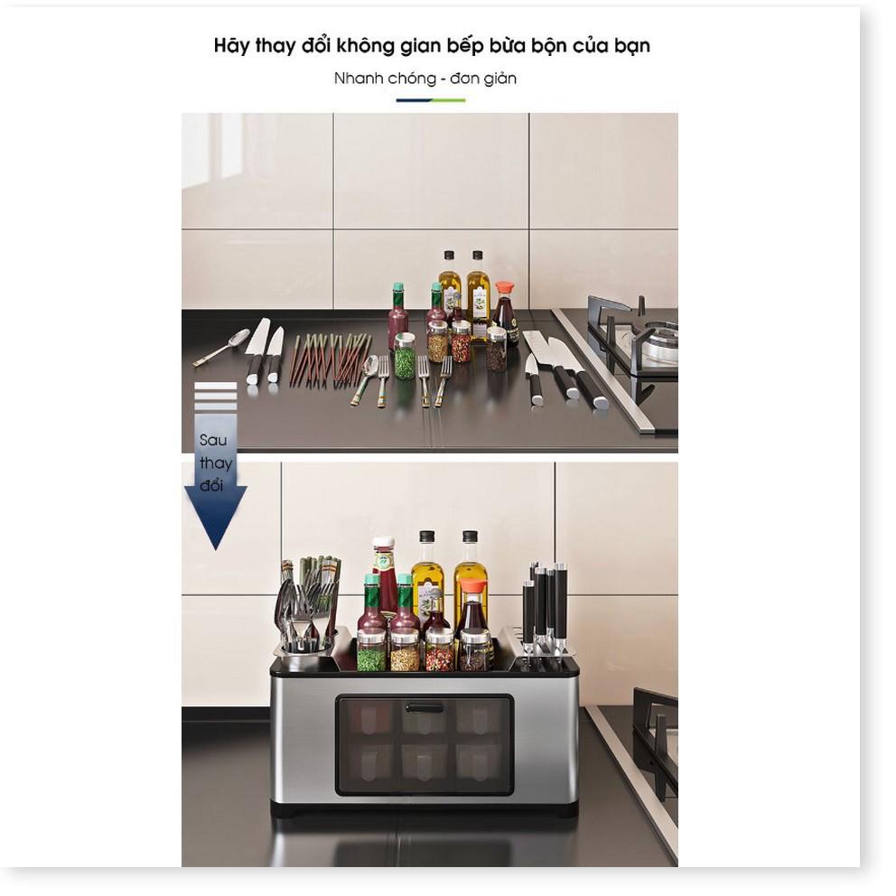 ️ Hộp Gia Vị Inox 304 Cao Cấp Hiện Đại Theo Phong Cách Châu Âu