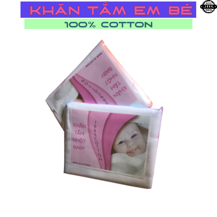 Khăn Tắm Cotton Em Bé 