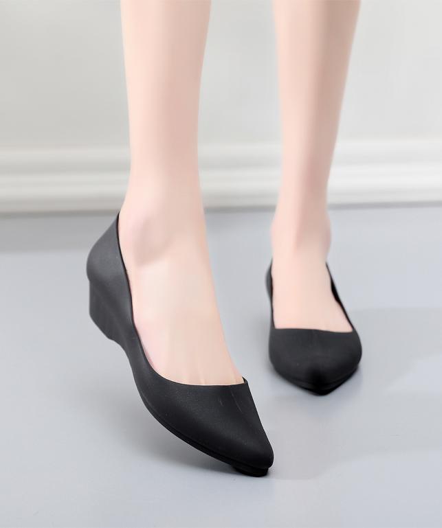 Giày Búp Bê Mũi Nhọn Nữ Nhựa Cao Cấp Nhẹ Êm Chân 3fashion - 3201