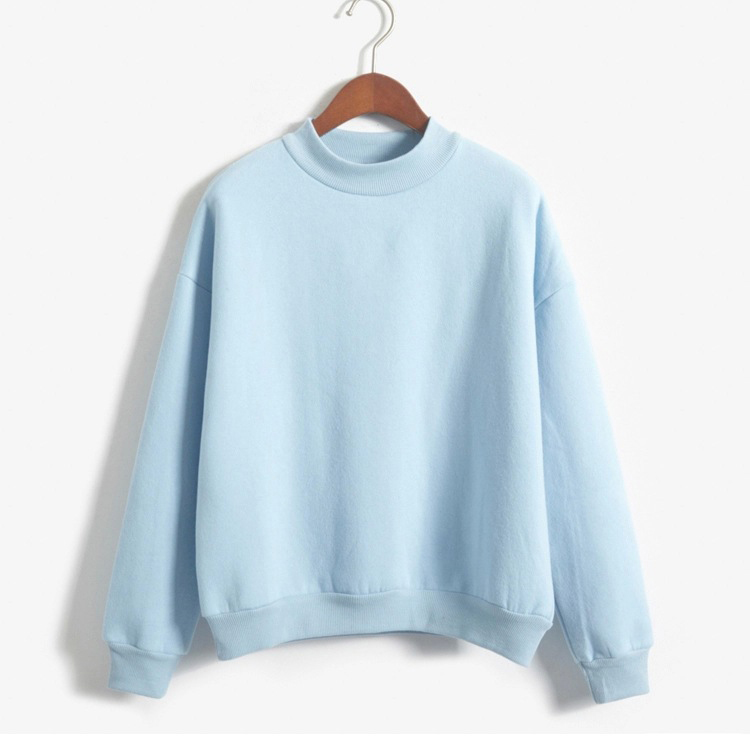 Áo Sweater Unisex Màu Trơn Không Mũ Vải Mềm Êm Ái Cho Cả Nam Và Nữ - MSP T23