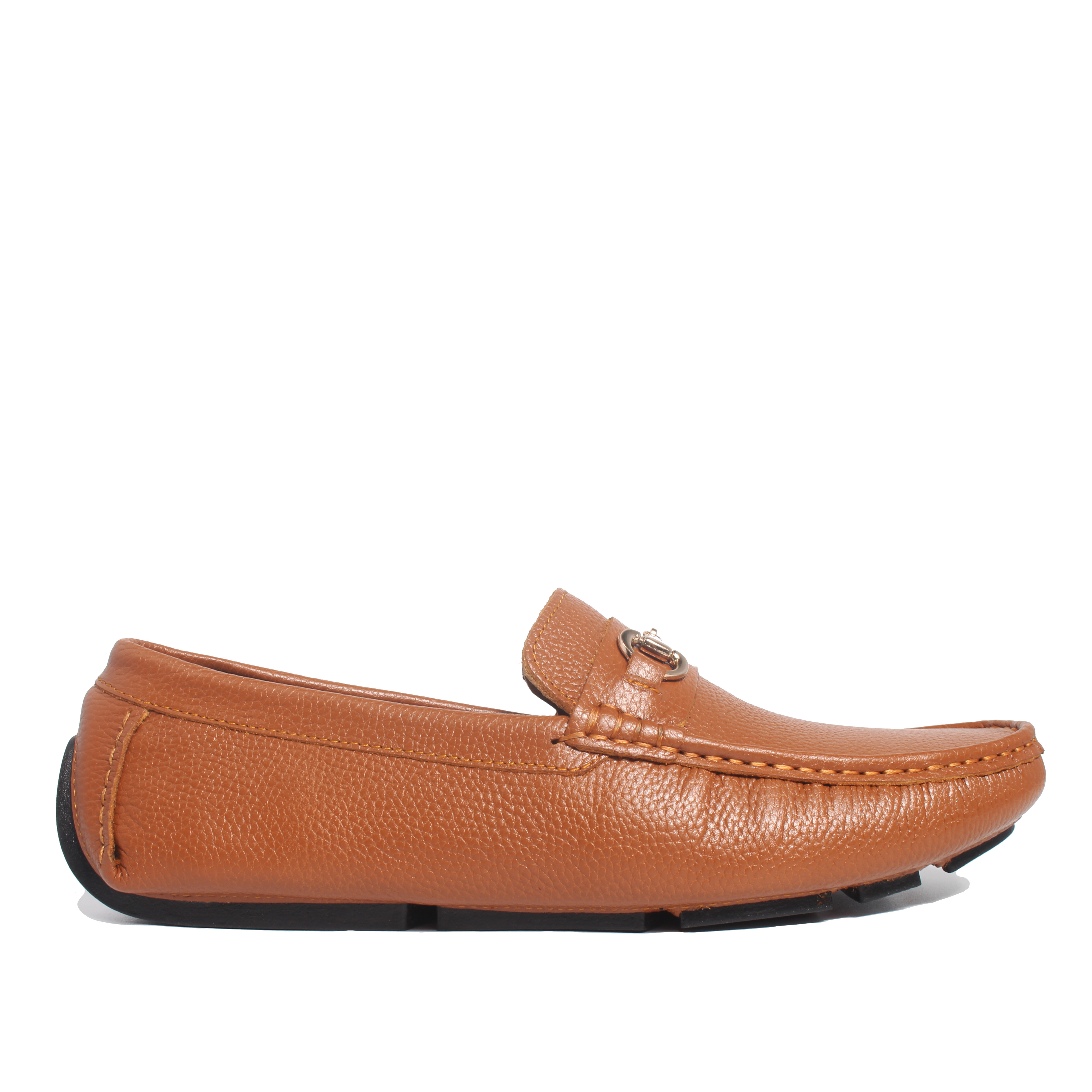 Giày MICHILUX Da Bò Thật Chính Hãng Horse Bit Moccasin CIEHM Màu Nâu Bò