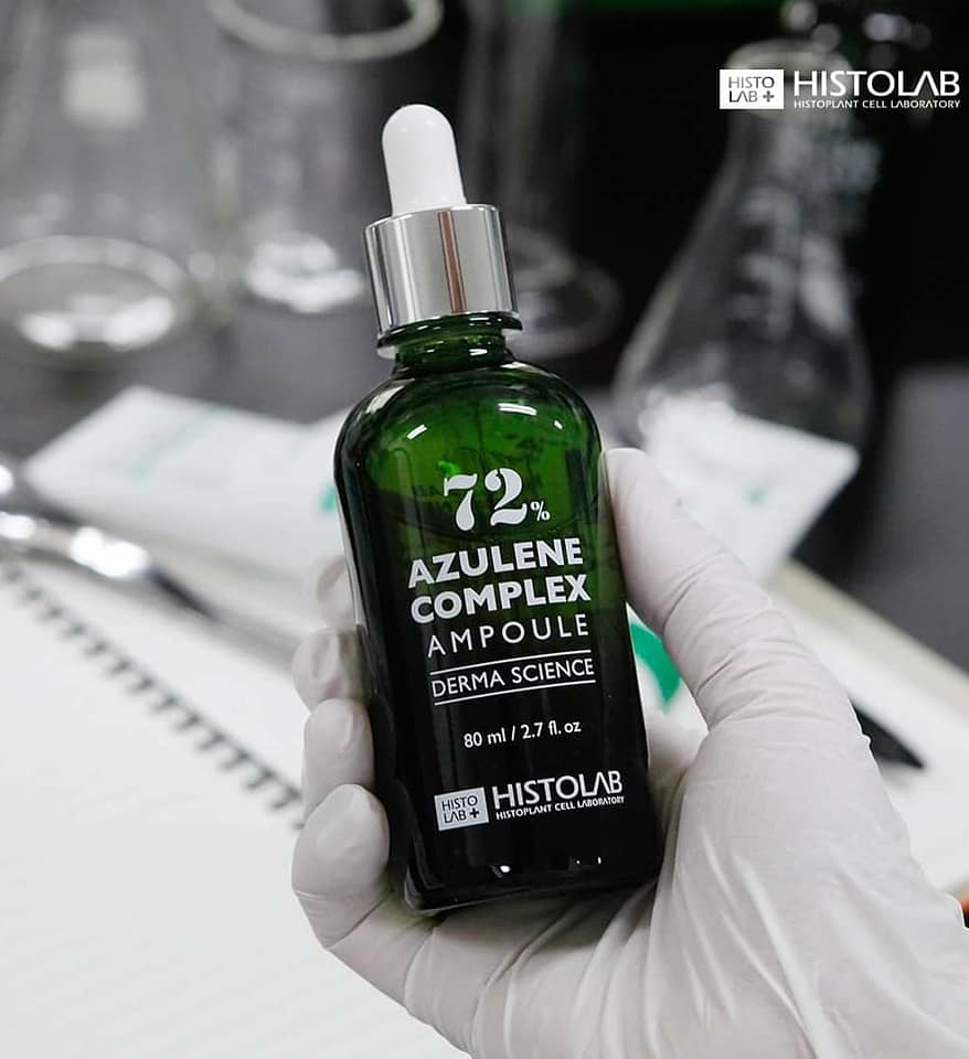 Tinh chất giảm mụn, điều tiết bã nhờn Histolab 72% Azulene Complex Ampoule Derma Science