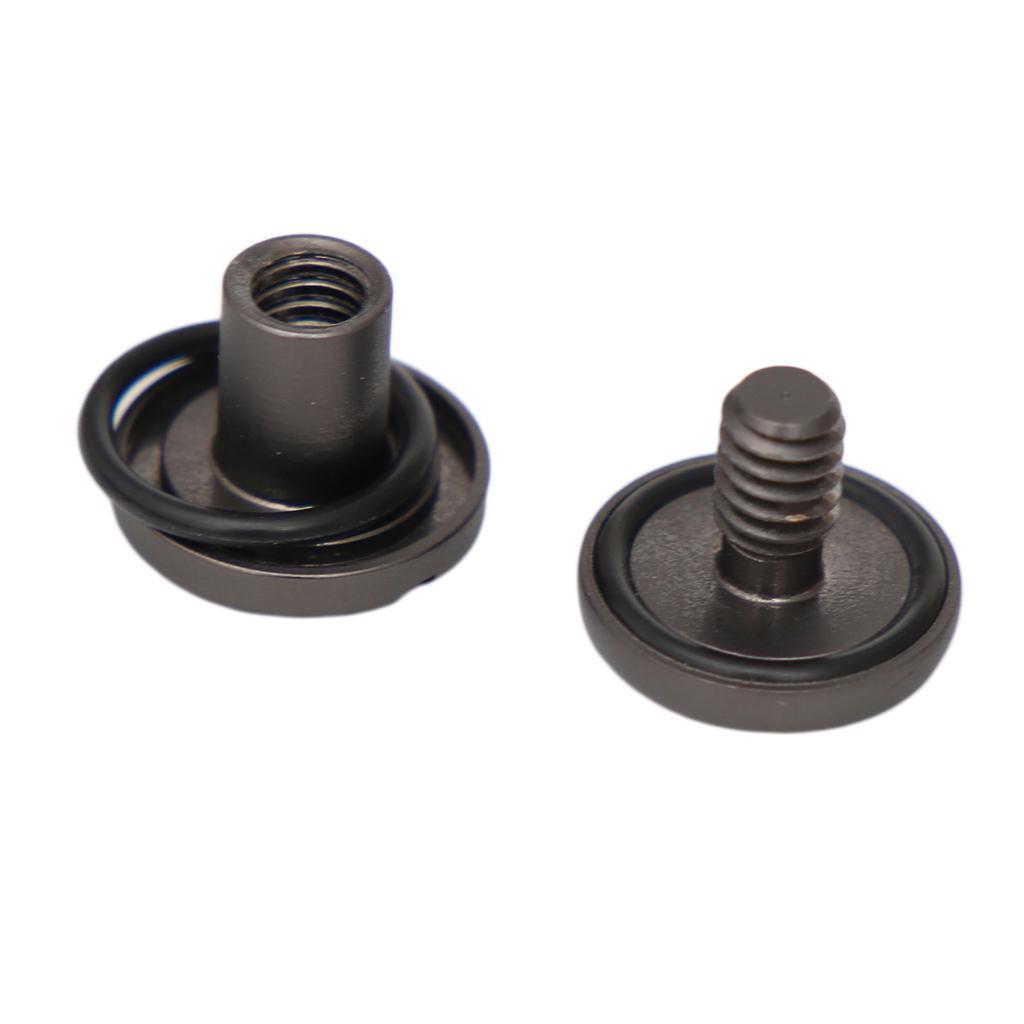 2 Packs Tech Scuba Diving Diver BCD Backplate Book Screw Dive Accessories