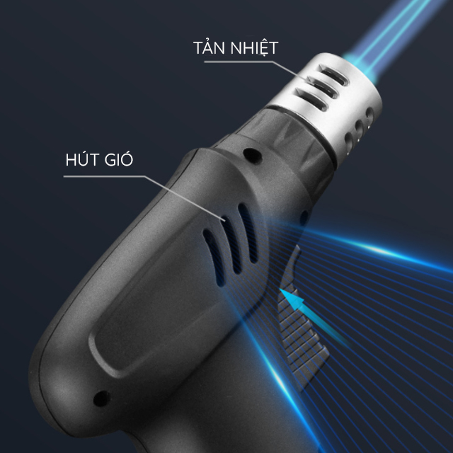 Vỏ Hột Quẹt Bật Lửa Khò 1 Tia Để Bàn Lubinski COB 801 Thiết Kế Đẹp Lạ Lửa Khò Mạnh Mẽ - Dùng Gas Cao Cấp