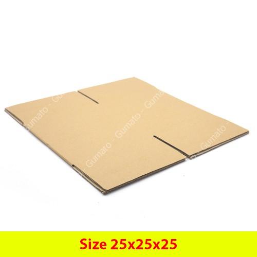 Hộp giấy, thùng carton size 25x25x25 giấy carton gói hàng Everest