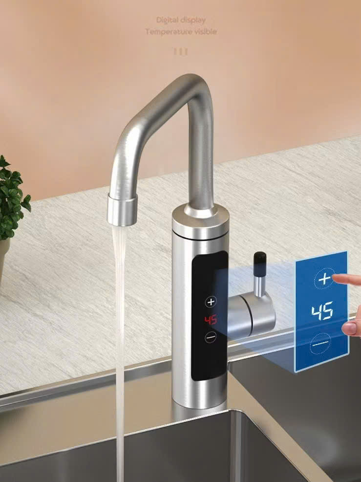 Máy Nước Nóng Tại Vòi – Điều Chỉnh Nhiệt Độ, An Toàn Chống Giật , Thiết Kế Sang Trọng, Bền Bỉ, Dễ Lắp Đặt
