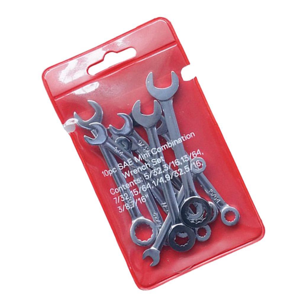 20x Steel Polished Ratcheting Combination Spanner Wrench Set Flex-Head