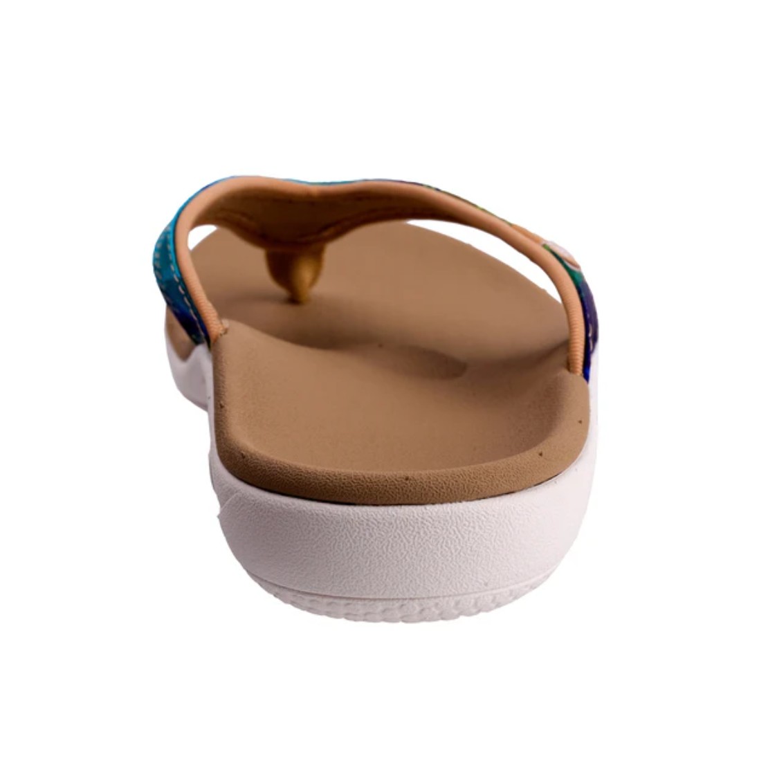 Dép xỏ ngón sức khỏe nữ Spenco Yumi Monet Aqua - nâng vòm cho bang chân bẹt