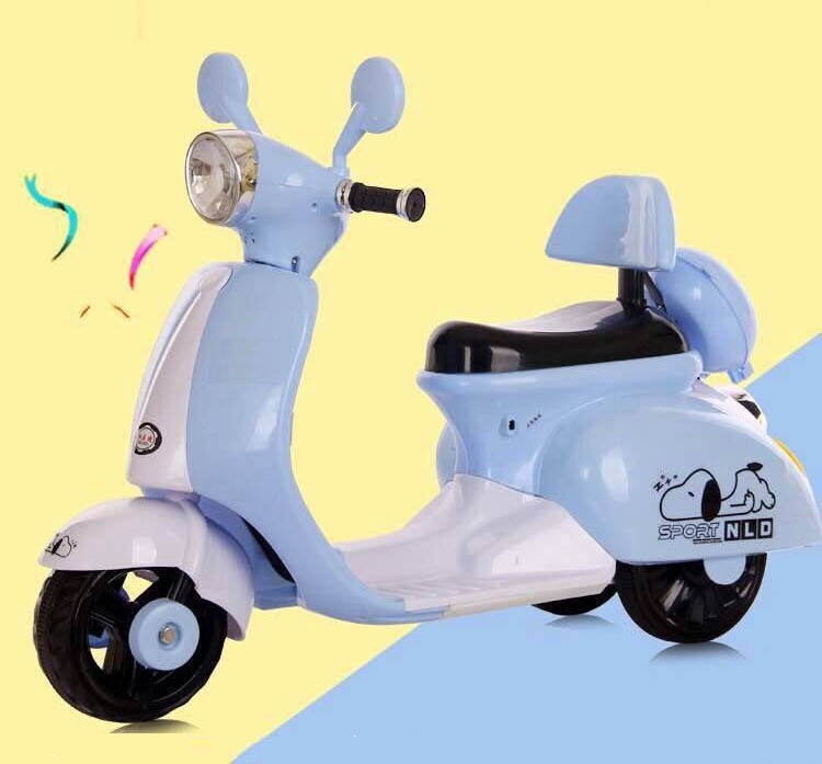 XE VESPA ĐIỆN 3279 CHO BÉ ( GIAO MÀU NGẪU NHIÊN )