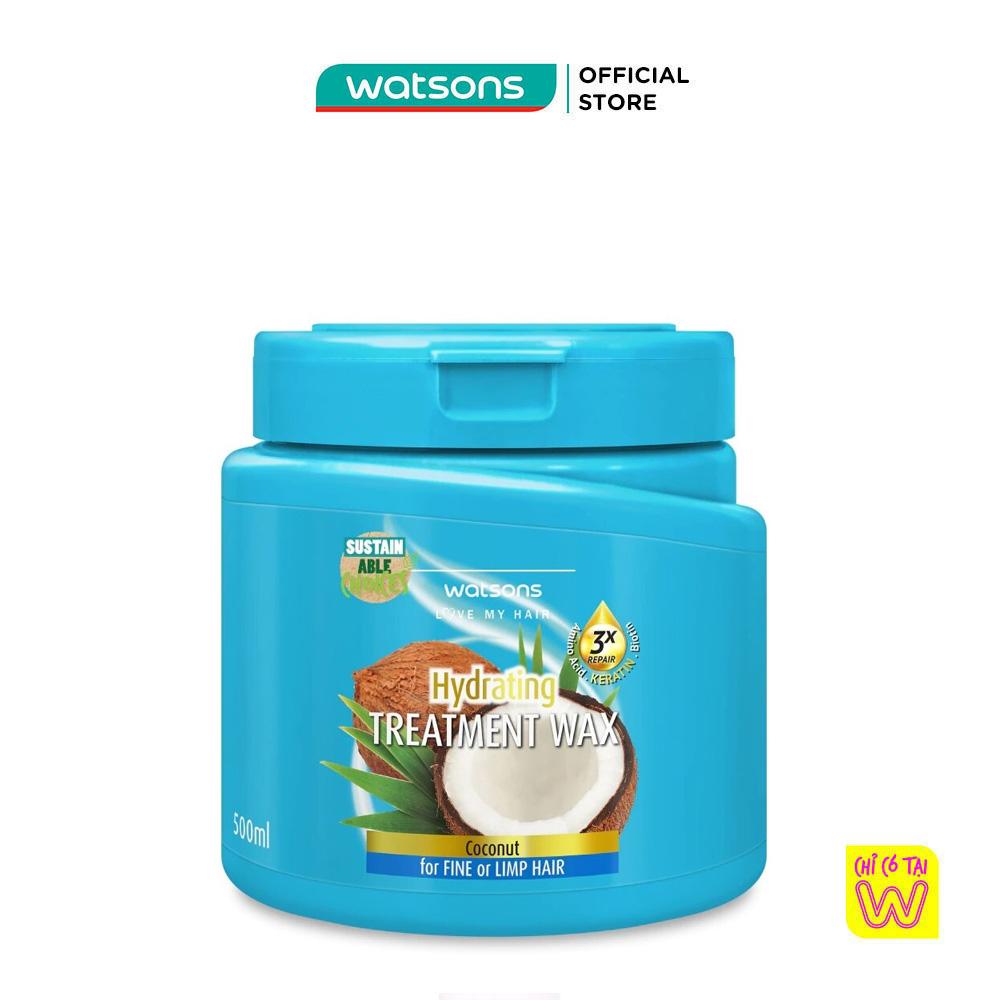 Kem Ủ Tóc Watsons Treatment Wax Coconut for Fine Or Limp Hair 500ml