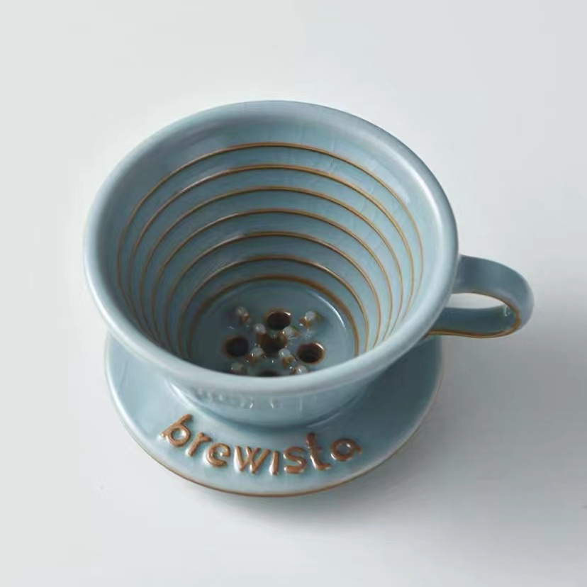 Phễu lọc cà phê Next Wave sứ cao cấp Brewista Dripper - màu xanh ngọc