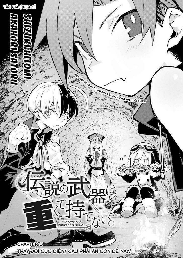 the legendary weapon is too heavy to equip chapter 3 1