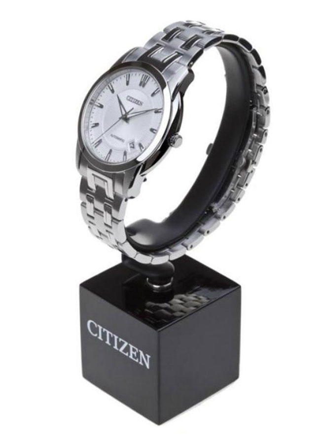 Đồng Hồ Nam Citizen Dây Thép Không Gỉ NB0020-55B - Mặt Bạc (Sapphire)