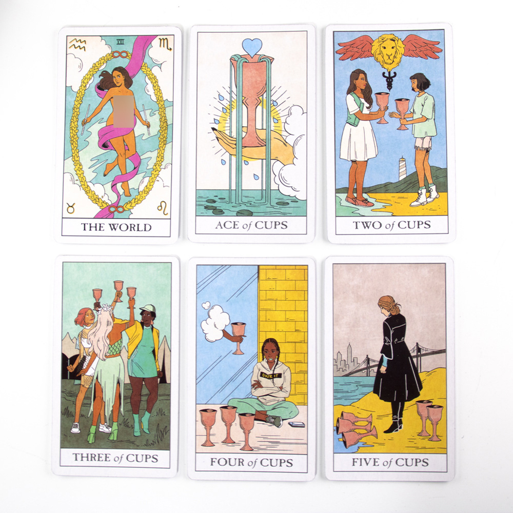 [Mạ Cạnh] Bộ Bài Modern Witch Tarot Hộp Thiếc Mạ Cạnh 78 Lá Đá Thanh Tẩy