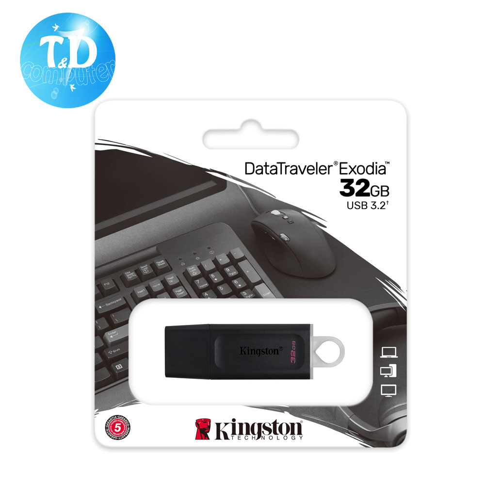USB Kingston 32GB 3.2 DataTraveler Exodia DTX - Hàng chính hãng FPT phân phối