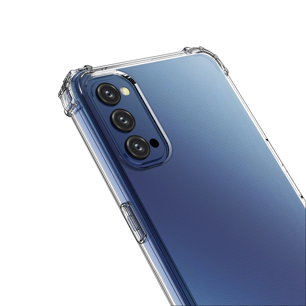 Ốp lưng Silicone dẻo trong chống sốc dành cho Oppo Reno 4