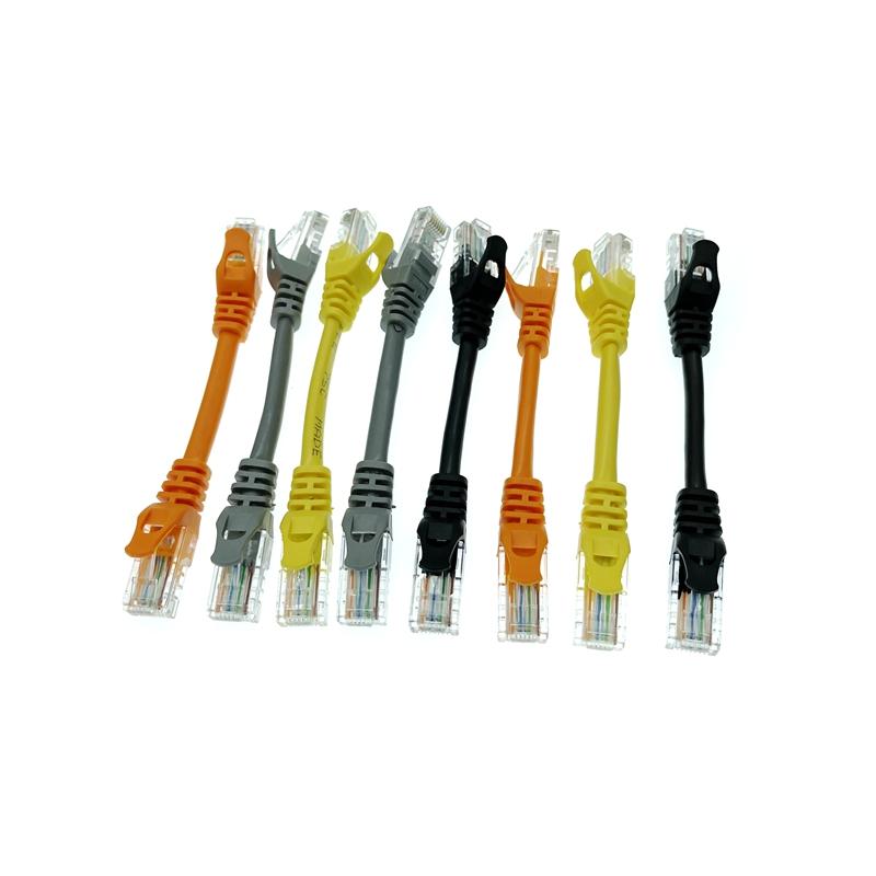 10cm 30cm 50cm Cat5e Ethernet Mạng UTP Mạng nam sang nam Gigabit Patch Cord RJ45 Twisted Pair Gigge LAN Cáp ngắn 1m 2m 30m