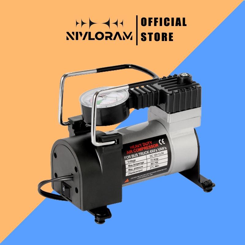 Máy bơm hơi mini 12V Air Compressor - Bơm bóng, lốp ô tô, xe đạp, xe máy