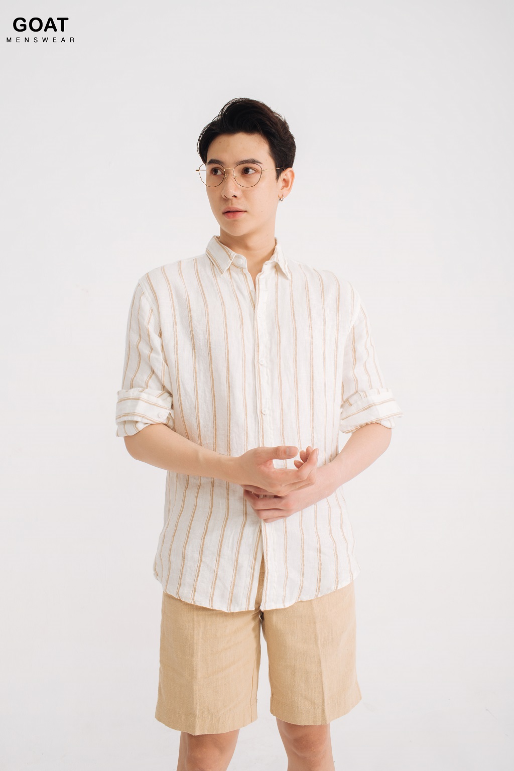 Áo Sơ Mi Sọc Nam GOAT MENSWEAR