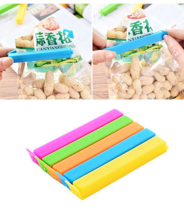 Set 05 Dụng Cụ Kẹp Miệng Túi Bảo Quản Thực Phẩm - Màu Ngẫu Nhiên