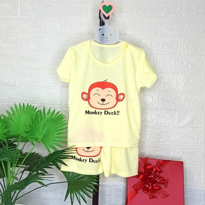 ĐỒ BỘ BÉ TRAI BÉ GÁI 9-12 kg - Bộ cộc tay mặc hè hình thú siêu đáng yêu