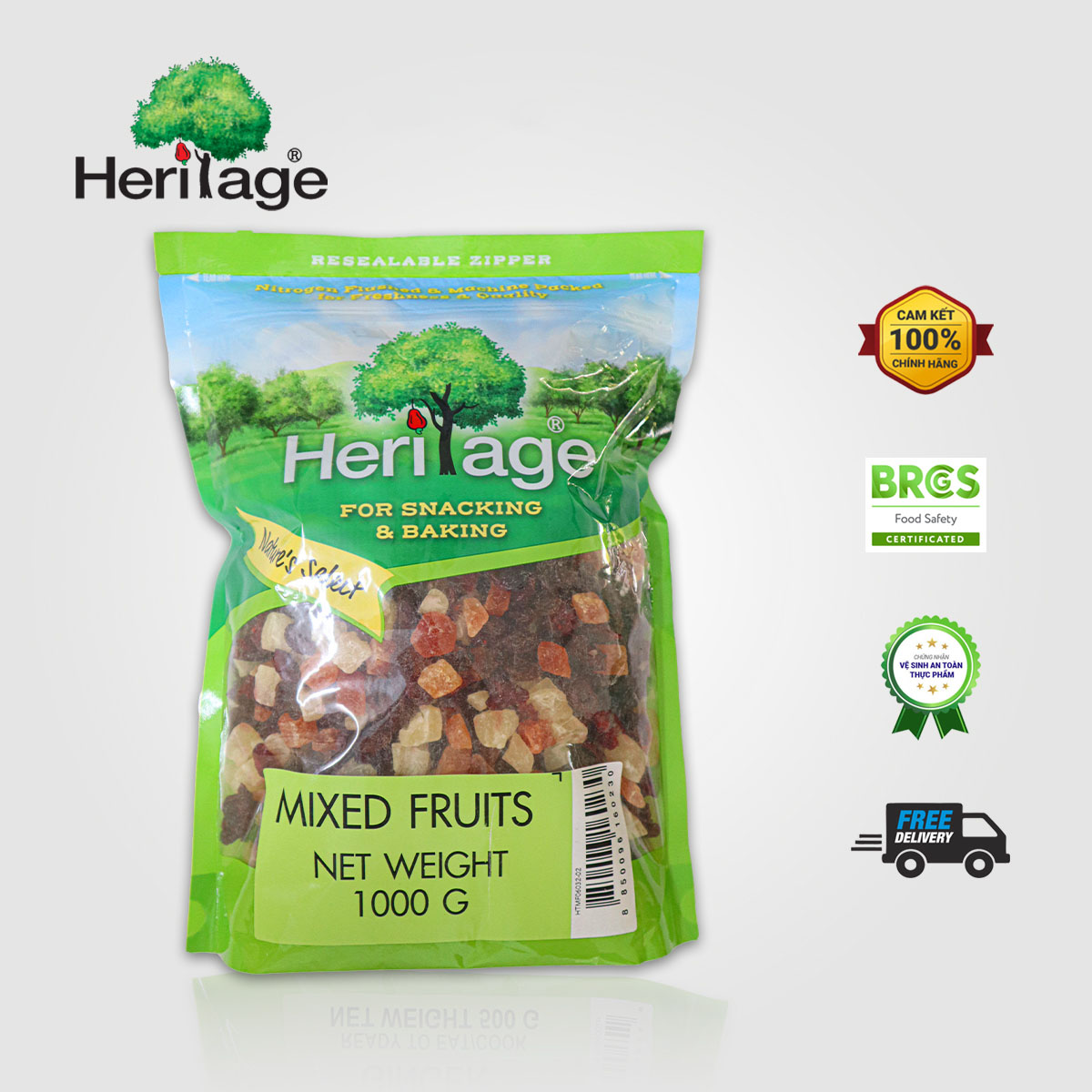 Trái Cây Khô Hỗn Hợp - 1Kg - 1Kg