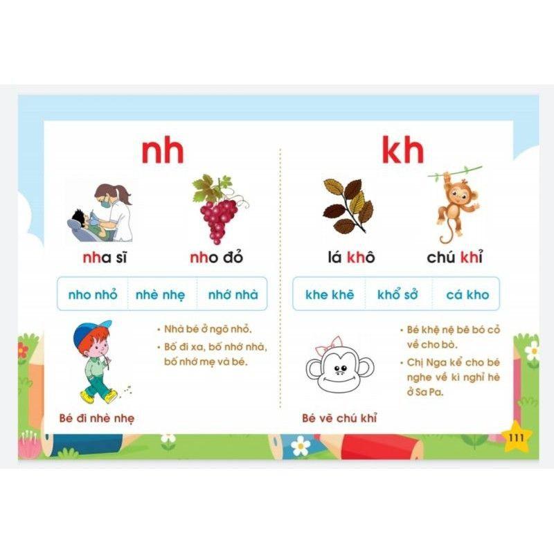 Tập Đánh Vần Tiếng Việt Phiên Bản Chuẩn Cho Bé 4-6 Tuổi