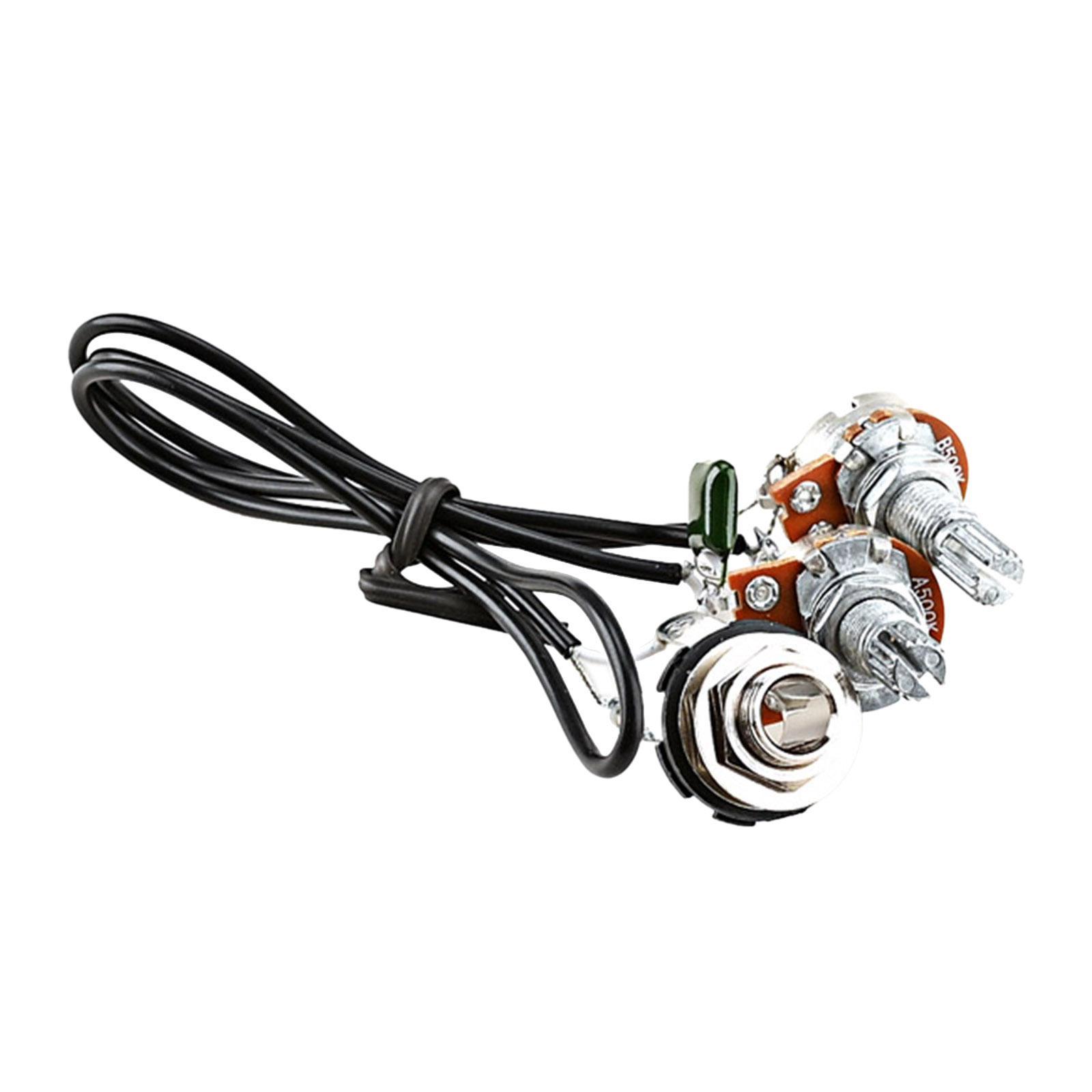 Guitar Potentiometer Guitar Wiring Harness 3 Way Toggle Switch Amp Volume for Accessory