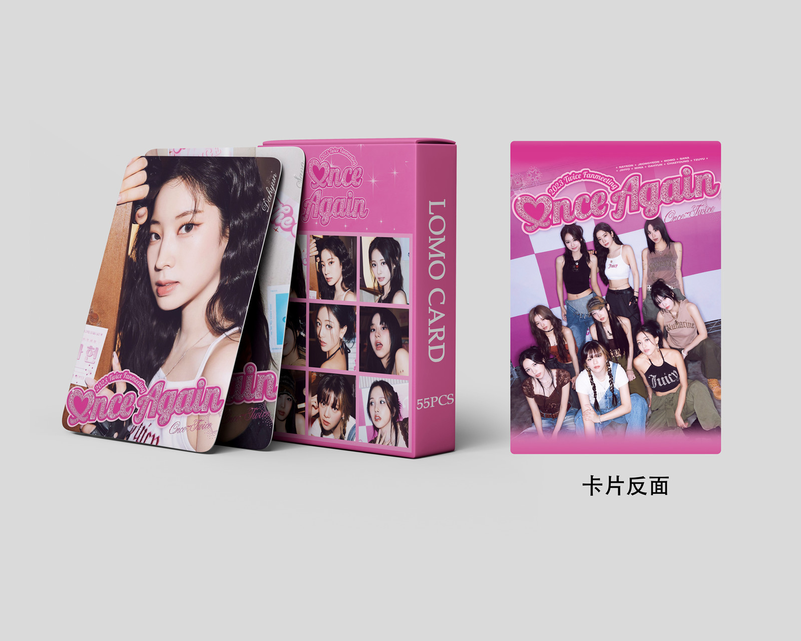 Set 55 lomo card Twice-Once Again-2023 Twicw Fan Meeting