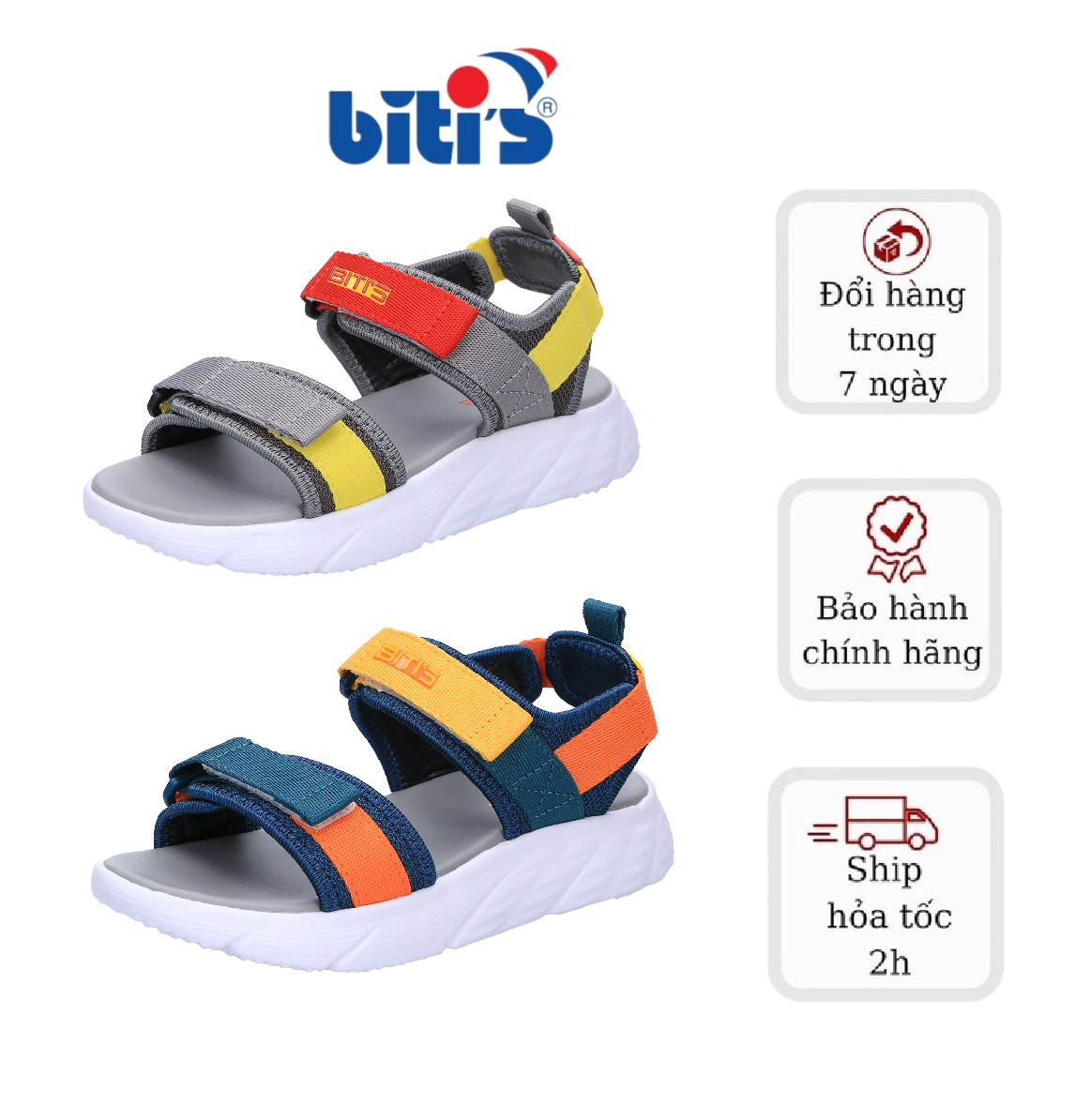 [Mẫu Mới ] Sandal Bé Trai Biti's BEB002100 Siêu Nhẹ