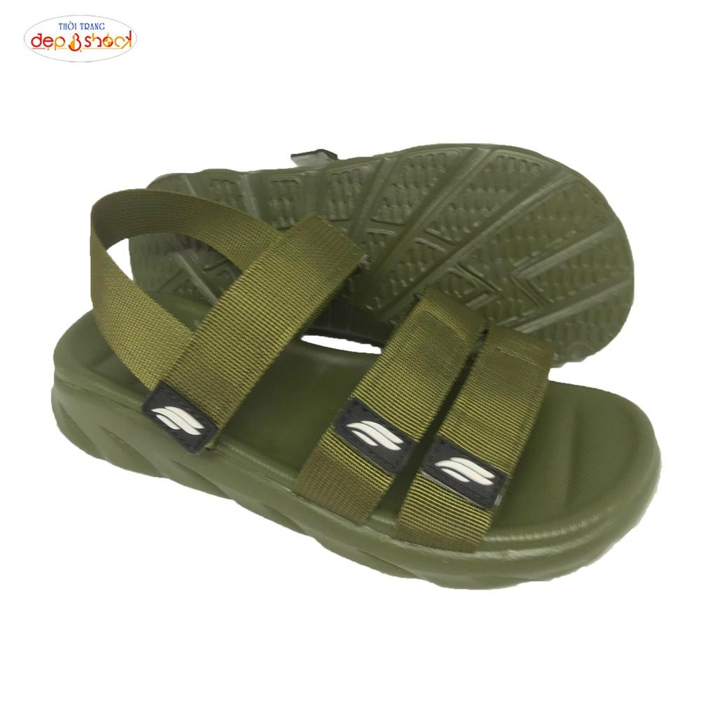 Giày Sandal Nữ,Sandal Học Sinh 3 Quai Ngang Trẻ Trung thời trang chính hãng Depvashock MS 781