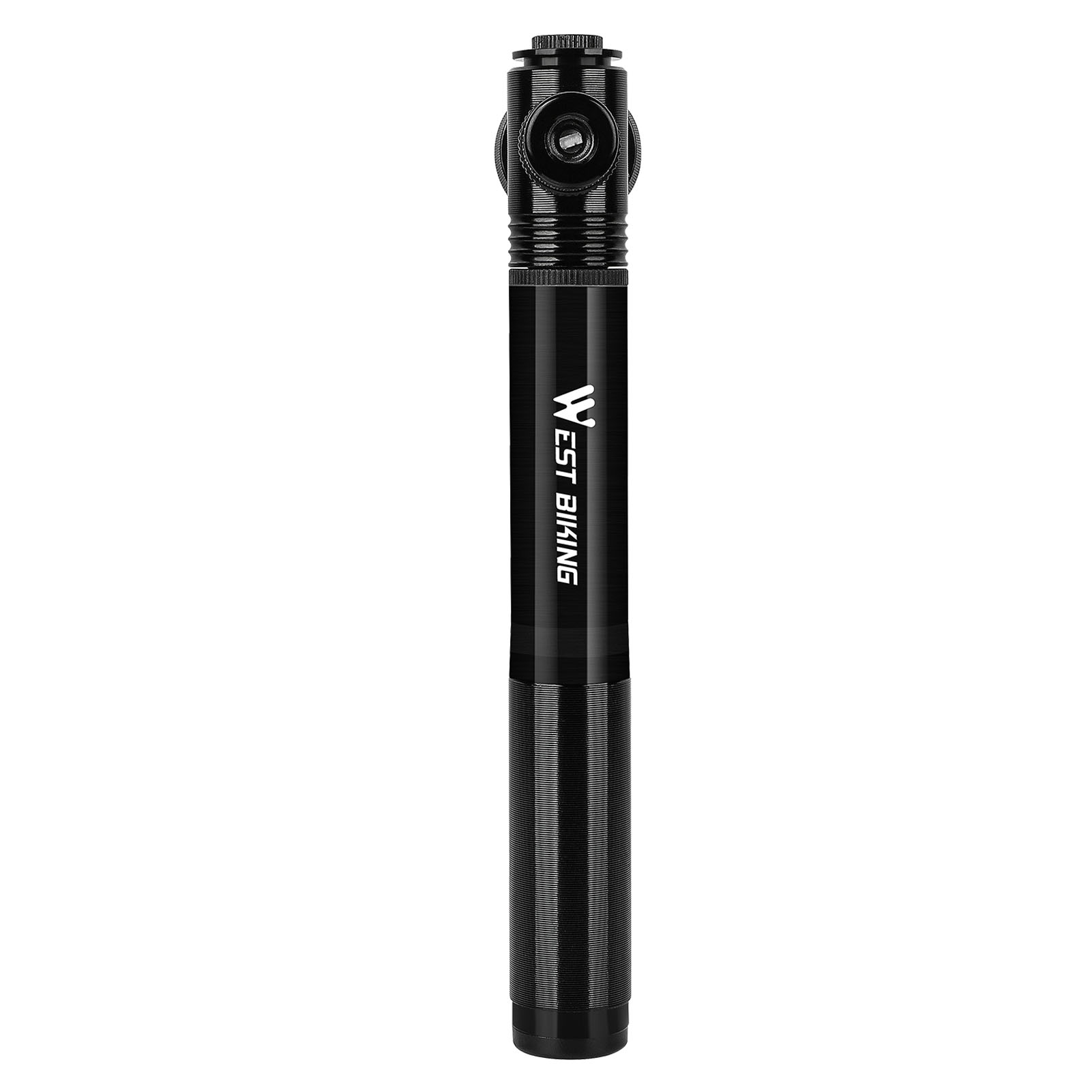 WEST BIKING Phụ Kiện Ống Bơm Xe Đạp Có Đồng Hồ Đo Áp Suất Cao 300PSI