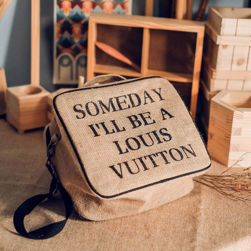Túi chéo vải bố Someday - Vintage