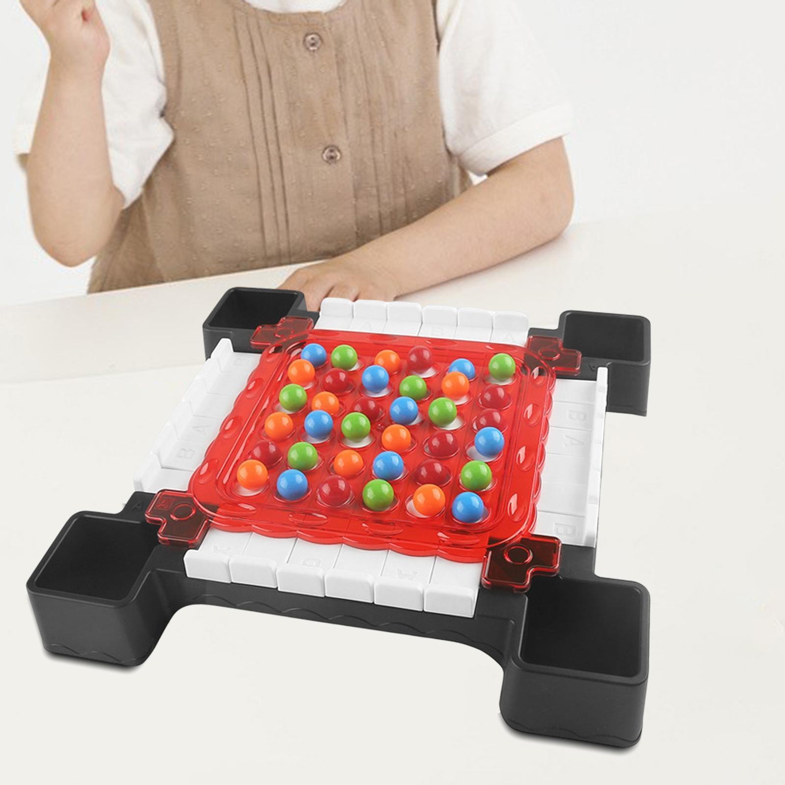 Rainbow Ball Elimination Game Tabletop Puzzle Chess for Boys Girls