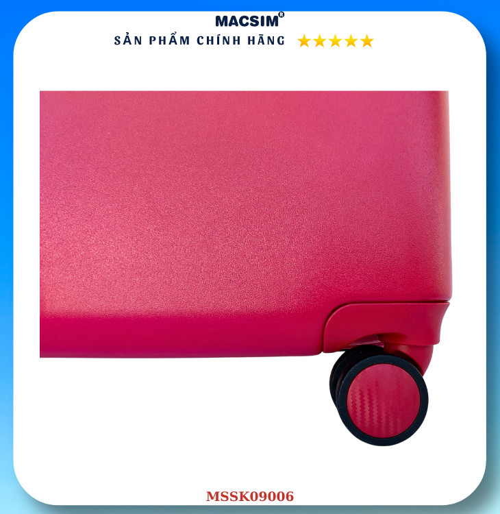 Vali cao cấp Macsim Seek MSSK09006 ( 18 inch) màu đỏ