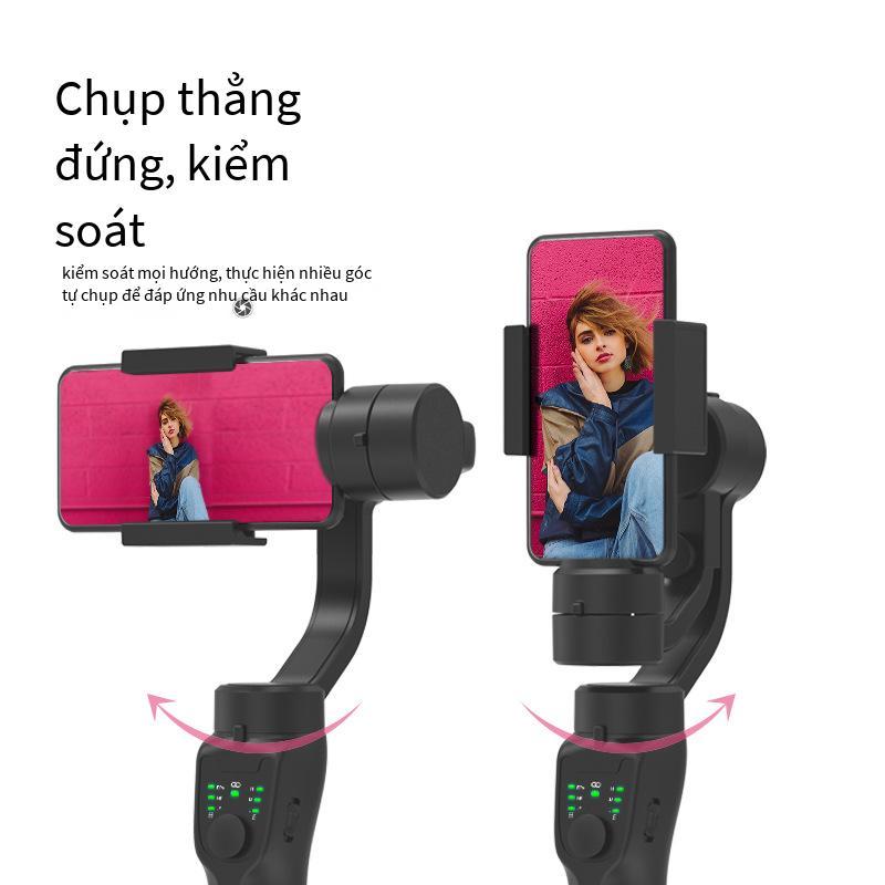 Ưu đãi đặc biệt mới Bộ ổn định điện thoại di động F8 rung âm thanh trực tiếp chống rung cầm tay gimbal ổn định ba trục ổn định Bluetooth thông minh