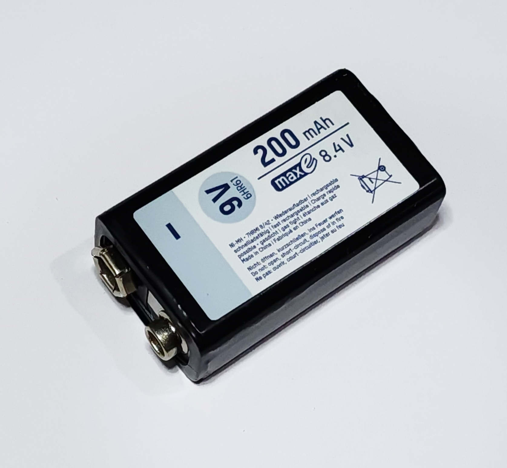 Pin sạc 9V - 200mAh ANSMANN - Hàng Nhập Khẩu
