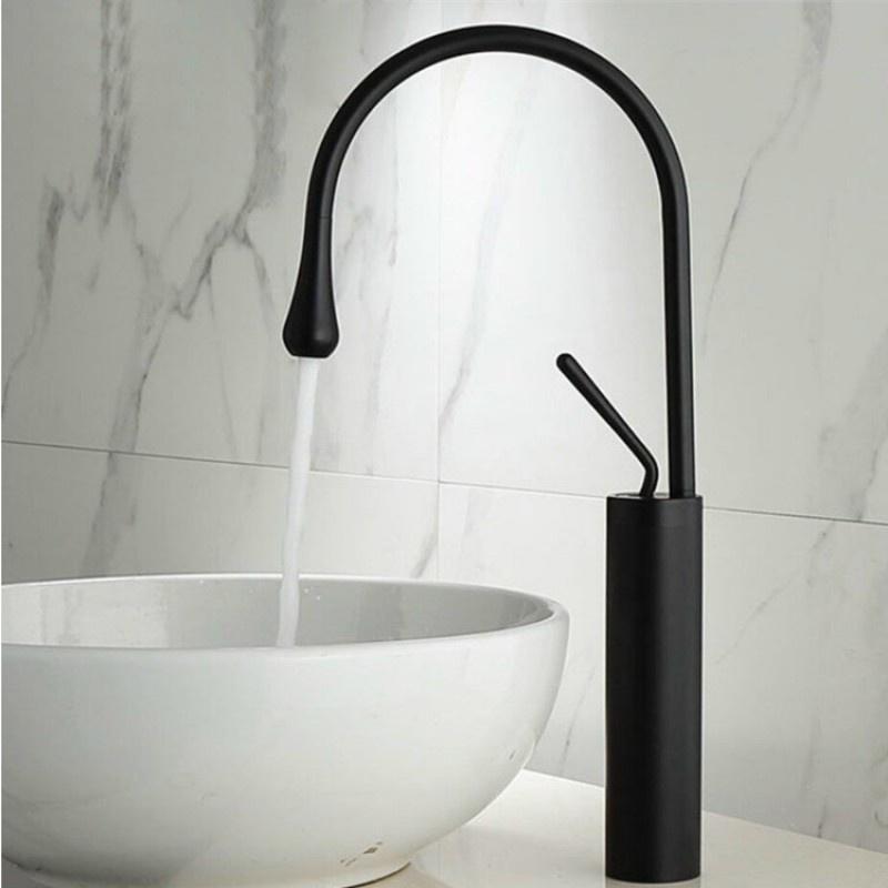 Vòi Lavabo Nóng Lạnh Thiên Nga Đen
