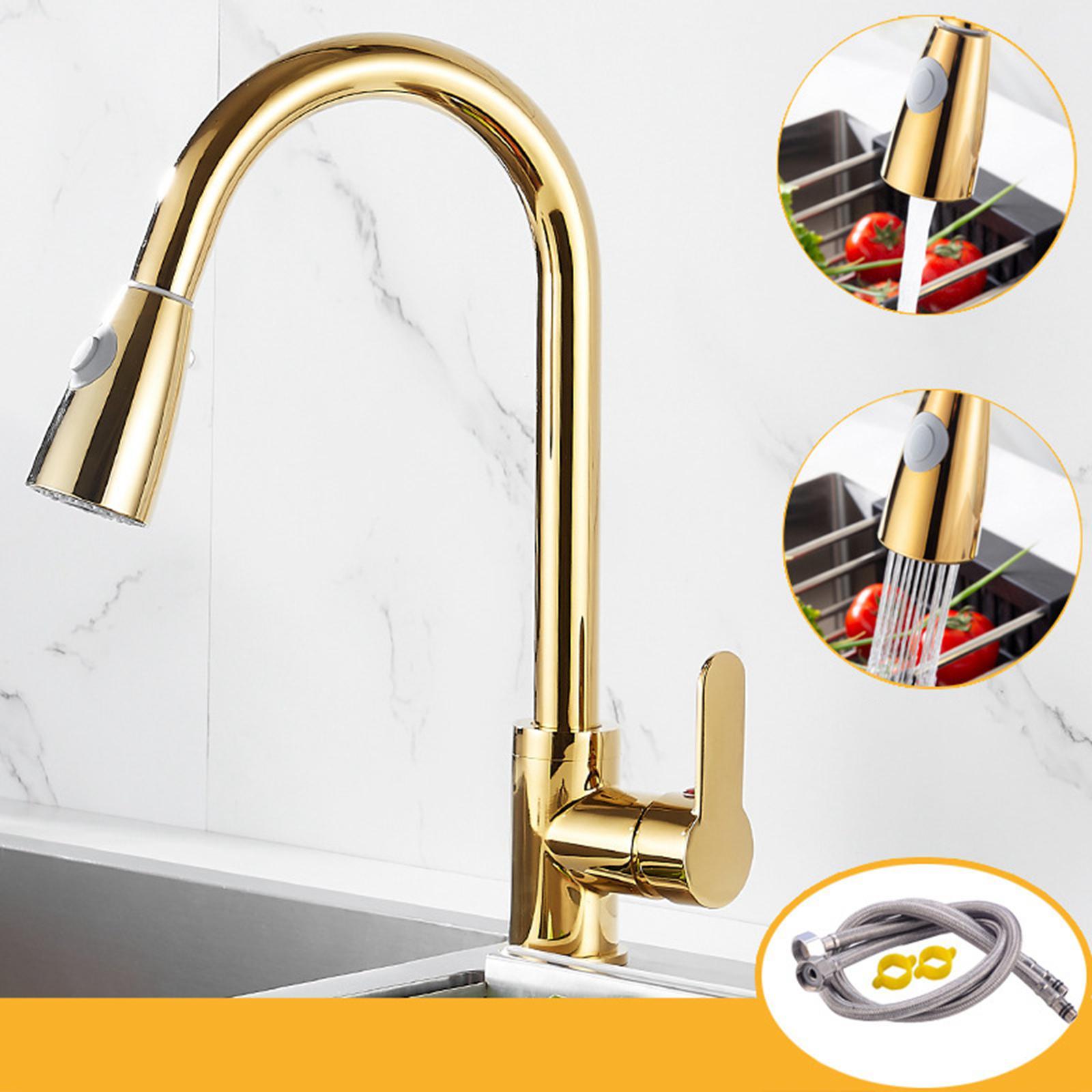 Flexible Kitchen Faucet Single Handle Tap High  Faucets for Hotel Kitchen Restaurant Bathroom